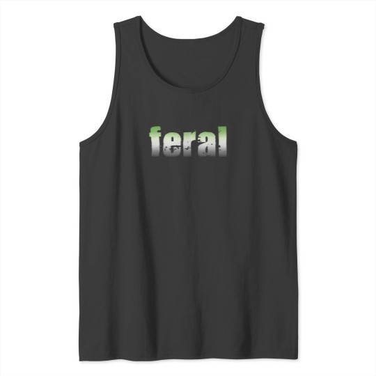 Discover Feral-Aromantic-Pride-Graphic-PrintT-Shirt Tank Tops