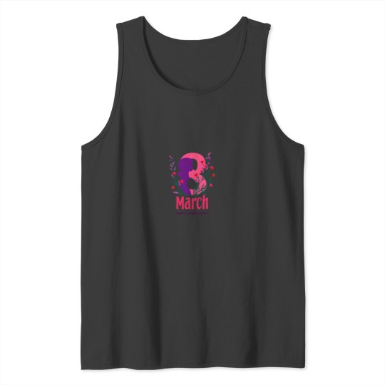 Discover 8 March Happy Womans Day 2025 International Womens Day Tank Tops