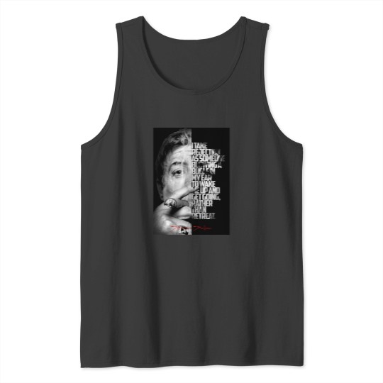 Discover Blacks and white Sylvester Stallone quote  -4 Tank Tops