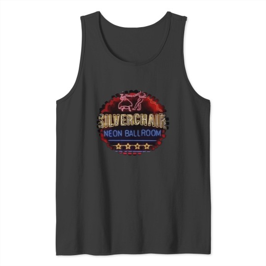 Discover JohnHA Men_s Silverchair Neon Ballroom Cotton s Black Tank Tops