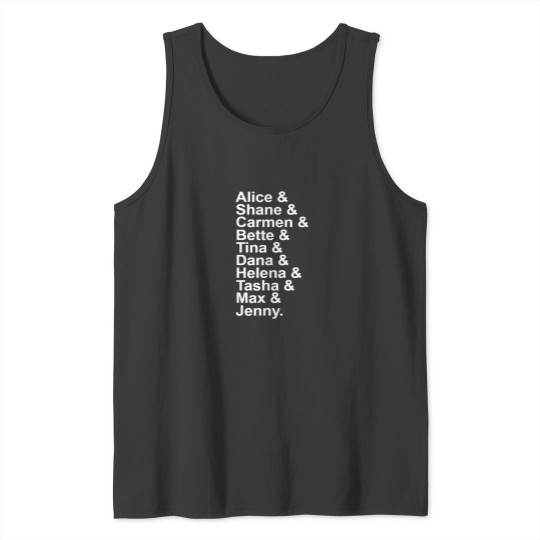 Discover Alice Shane Carmen Bette Tina Dana Helena Tasha Max Jenny Tank Tops