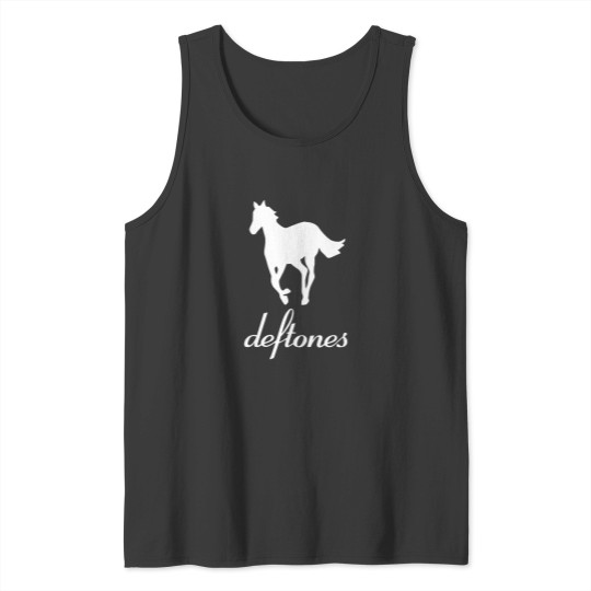 Discover Deftone White Horse Tank Tops