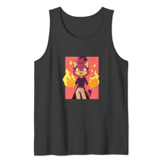 Discover Blaze The Cat Tank Tops