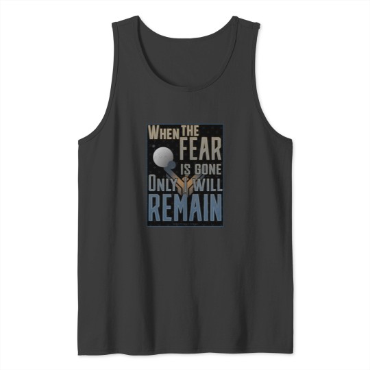 Discover Fear is the Mind Killer, ne 2020, Face my Fear, une 2021, beyond fear, Destiny Awaits, book cover Tank Tops