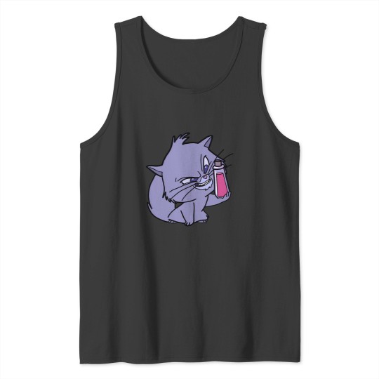 Discover Yzma Cat With Poison Bottle Tank Tops