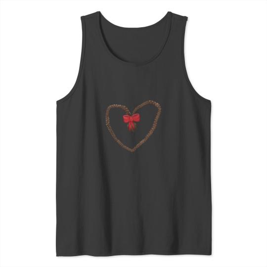 Discover braided heart Tank Tops