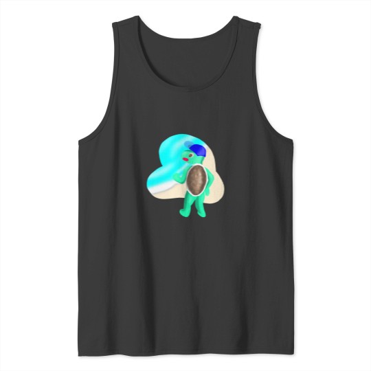 Discover Danvant- Turtle in the sea Tank Tops