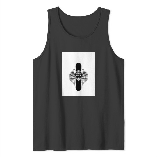 Discover Snowboard with skulls  -1 Tank Tops