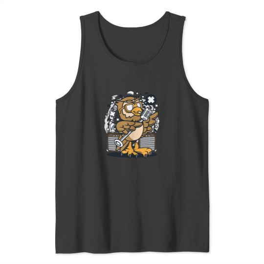 Discover Owl Drummer Tank Tops