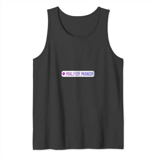 Discover Malfoy Manor Location Sticker Tank Tops
