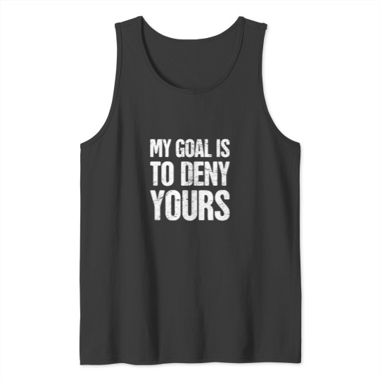 Discover Lacrosse Gift Player Box Field Lacrosse Goalie Tank Tops
