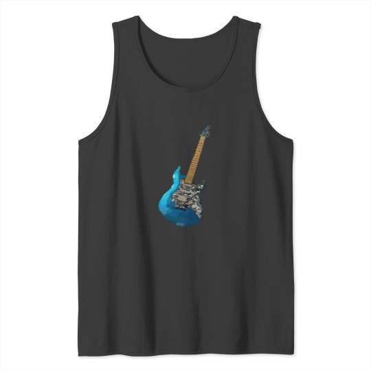 Discover Illustration of an electrics Guitar Tank Tops