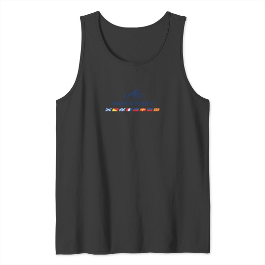 Discover Vintage Short Sleeve Monterey Boats Blue Logo T-Shirt Tank Tops