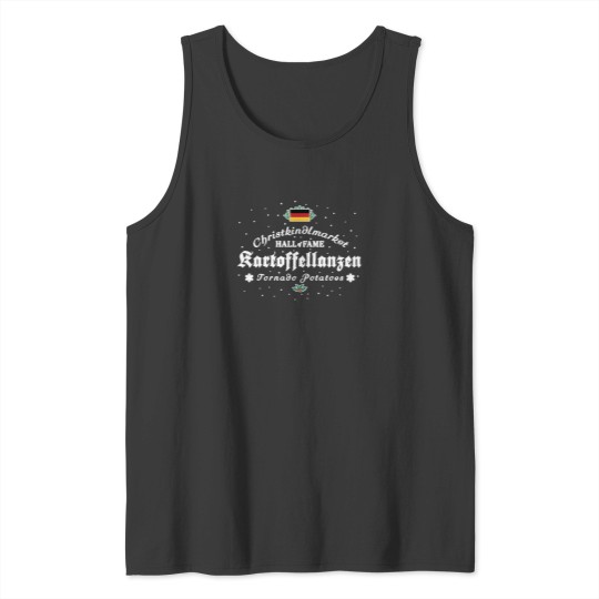 Discover Christmas-Market-Food-German-Kartoffellanzen-Tornado-Potatoes T-Shirt Tank Tops