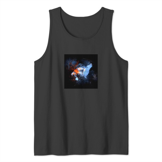 Discover A Glowing Ryukin Goldfish Portrait T-Shirt Tank Tops