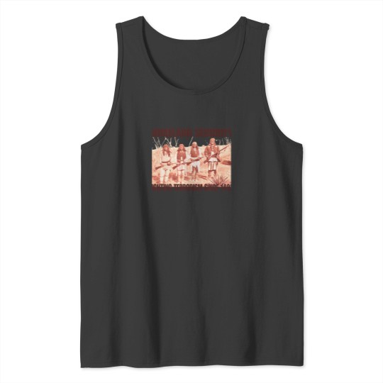 Discover Homeland Security Fighting Terrorism Native American Indian  T-Shirt 2 1441 Tank Tops