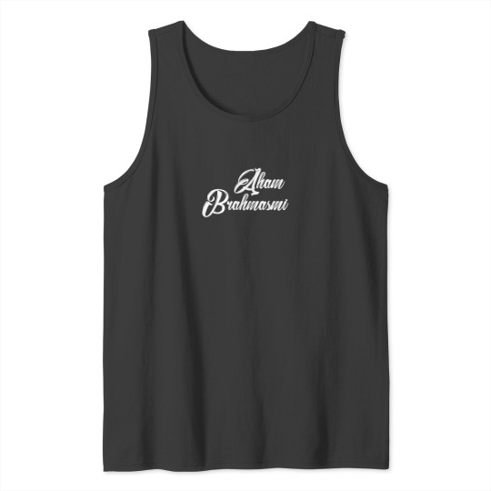 Discover aham brahmasmi white Tank Tops