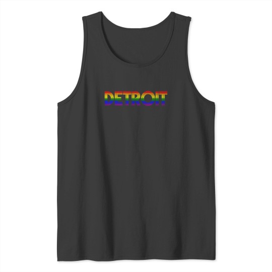 Discover Disco-Detroit-Rainbow T-Shirt Tank Tops