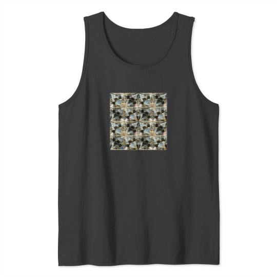 Discover Diva-Mosaic-Pattern T-Shirt Tank Tops