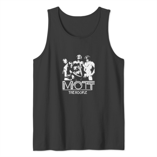 Discover White And Black Arts Motts Vintage Band Musicians Funny Rock T-Shirt Tank Tops