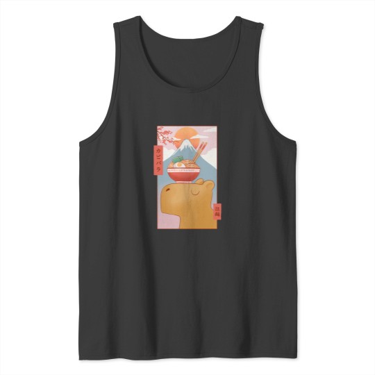Discover Capybara And Ramen T-Shirt Tank Tops