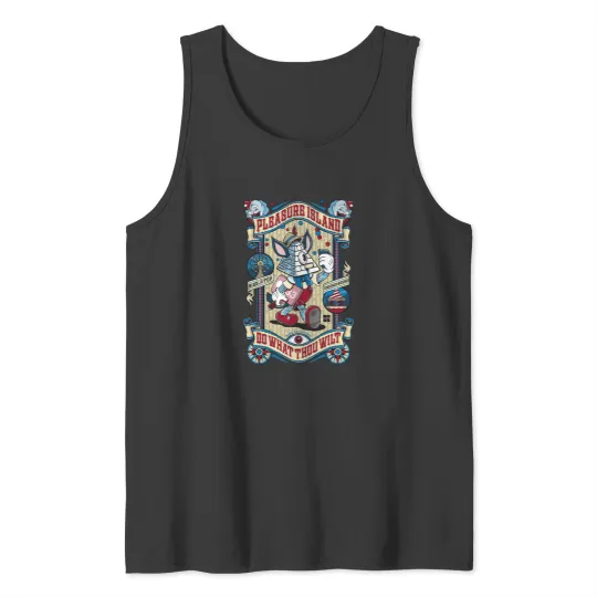 Discover Pleasure Island (Dark) -    Occult   Gothic Tank Tops