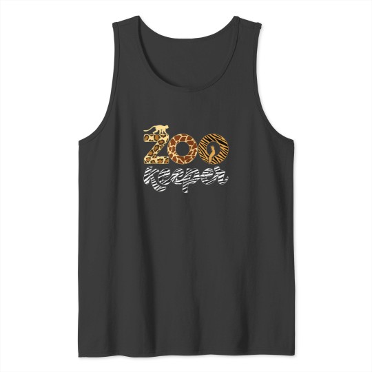 Discover zookeeper african animal zebra leopard print savanna life Tank Tops