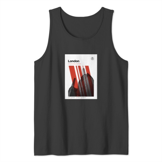 Discover Battersea-Power-Station-London-Architecture T-Shirt Tank Tops