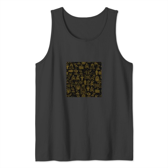 Discover Egyptian Hieroglyphs Tank Tops