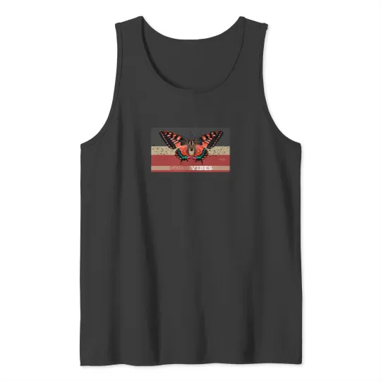 Discover Good-Vibes-Red-Earth-Butterfly T-Shirt Tank Tops