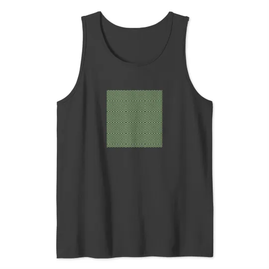 Discover Green-And-White-Polka-Dot-Pattern T-Shirt Tank Tops