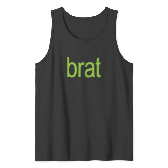 Discover Brat - Charli Xcx Album Cover Art - Green T-Shirt Tank Tops