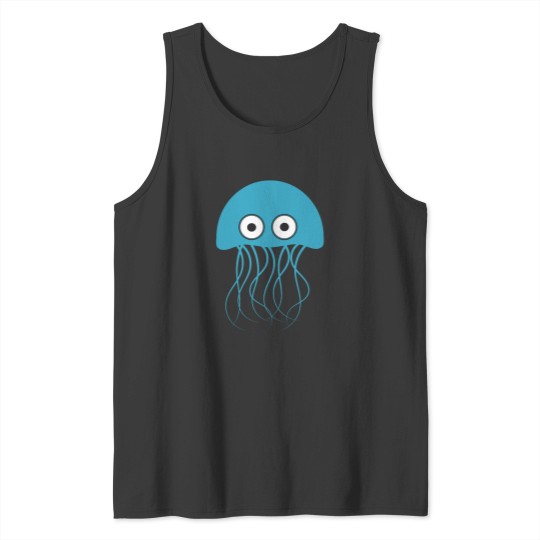 Discover Jellyfish Blue Tank Tops