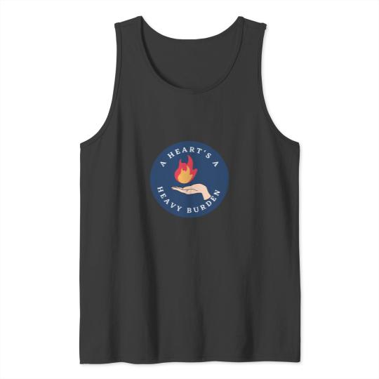 Discover A heart_s a heavy burden, howls moving castle Tank Tops