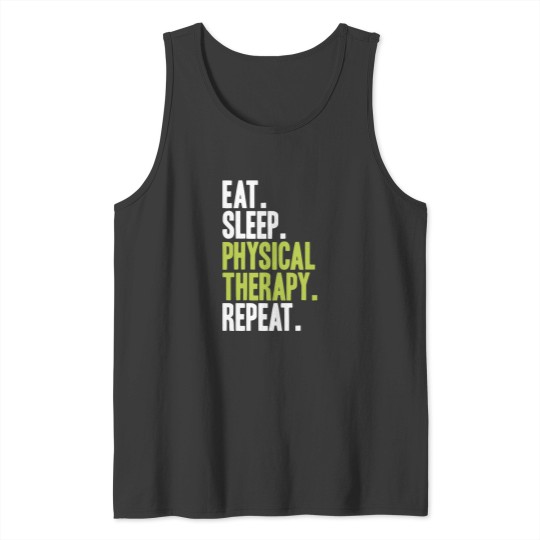 Discover Physical Therapist Physical therapys Physiotherapy Fitted V-Neck Tank Tops
