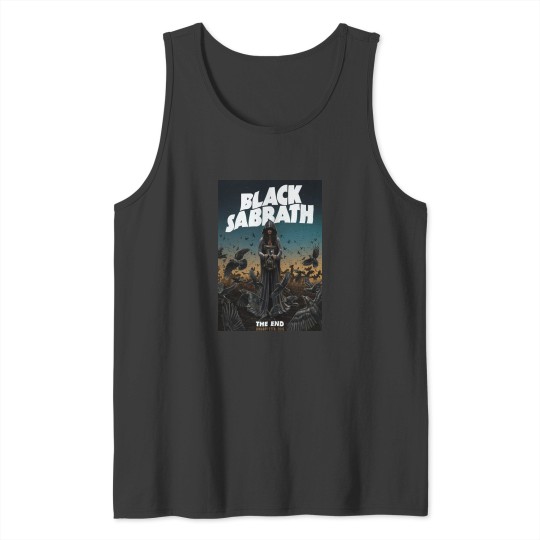 Discover grils Black Sabbath snake Tank Tops