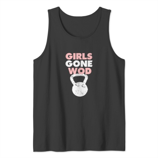 Discover Funny-Workout-Shirt---Girls-Gone-Wod-T-Shirt Tank Tops