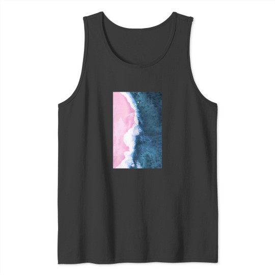 Discover Pink Sand Meets The Ocean Tank Tops