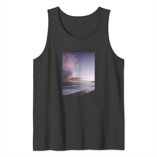 Discover Pink Sandy Beach Tank Tops