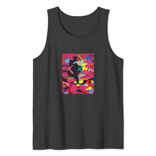 Discover kaws summer collection 2025, peanut kaws, kaws vintages, peanut kaws, kaws jaws, kaws blue, kaws pink, kaws peanut, kaws uniqlos, kaws stuff, kaws friends Tank Tops