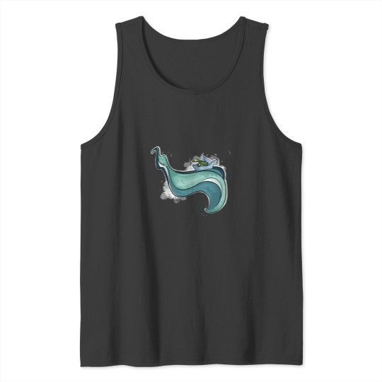Discover Surfing the waves Tank Tops