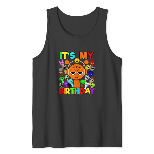 Discover Sprunki Birthday for Boys and Girls toys decor Oren Wenda Tank Tops