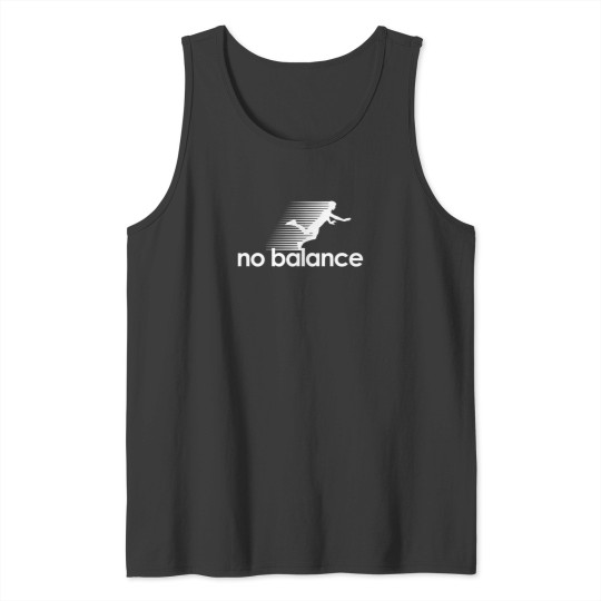 Discover Balance white logo Tank Tops
