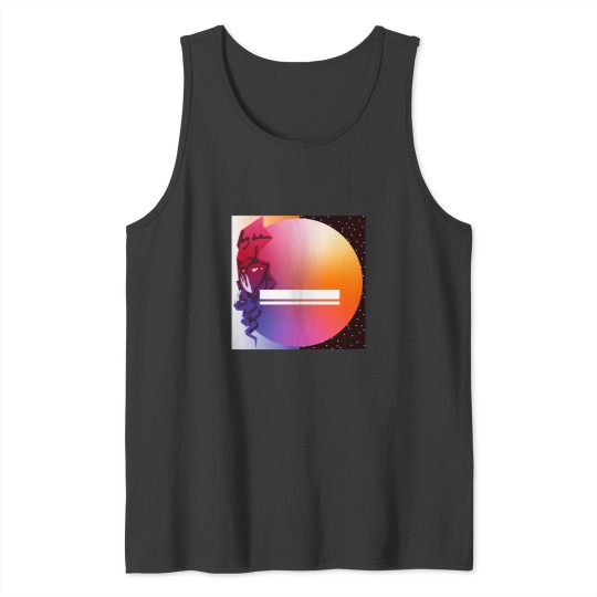 Discover man on the moon minimal album cover Tank Tops