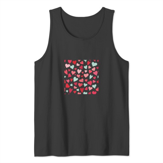 Discover Valentine's hearts 1 Tank Tops