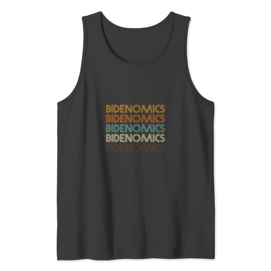 Discover Bidenomics Joe Retro Economy Family Chrismast Present Gift Tank Tops