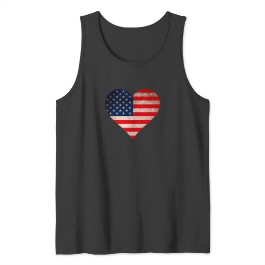Discover Grunt-Usa-Flag-Heart-Patriotic-American-Flag-Worn-Flag-Pullover-Hoodie T-Shirt Tank Tops