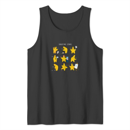 Discover Shooting-Stars-Funny-Apparel-T-Shirt Tank Tops