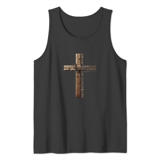 Discover Jesus The Way The Truth And The Life Vintage Christian Tank Tops