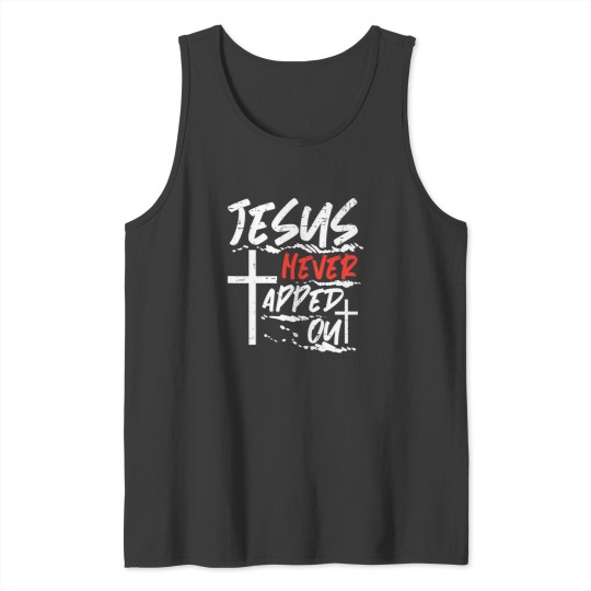 Discover Wrestling Jesus Never Tapped Out Christian Wrestle Men Women Tank Tops